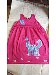 Pink Dino Dress