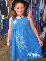 Rainbow Whale Dress