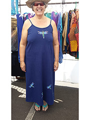 Women's Blue Dragonfly Dress